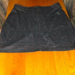 New York and Company Plaid Skirt